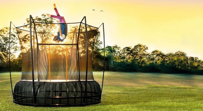 Active Hobby trampolína s ochrannou sieťou a rebrí