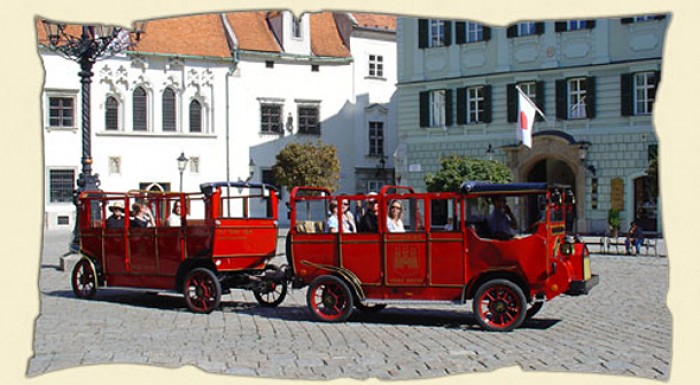 Vyhliadková jazda v autíčku Prešporáčik-Oldtimer® v Bratislave