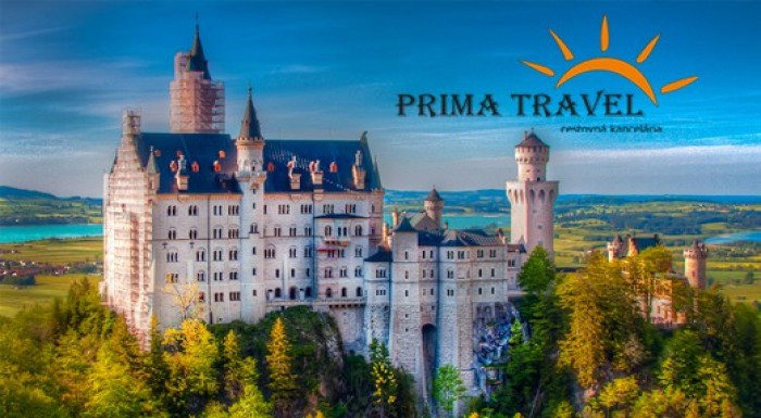 Najkrajšie zámky Bavorska a najnavštevovanejší zám