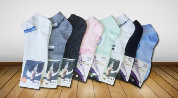 9 párov ponožiek