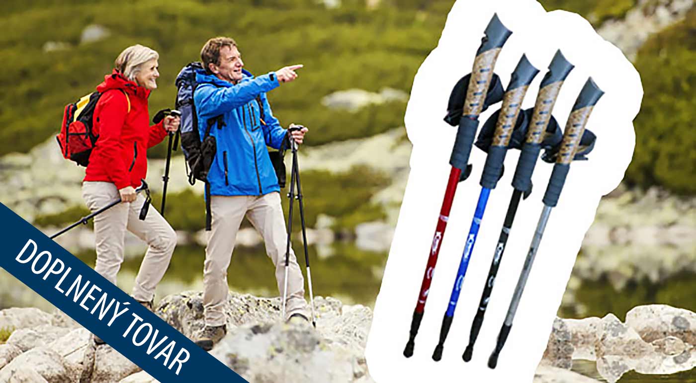 Teleskopické palice s antishock systémom