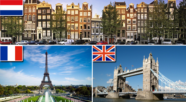 Poznávací zájazd Paríž - Londýn - Amsterdam
