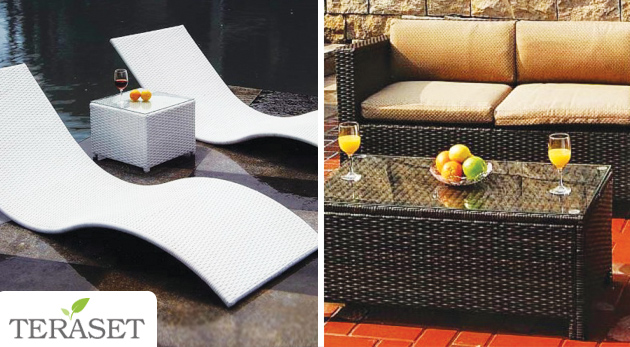 Ratanový nábytok do záhrady