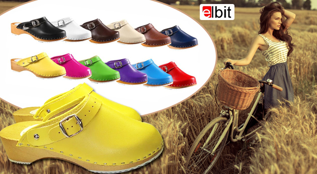 Dámske kvalitné dreváky s plnou špicou