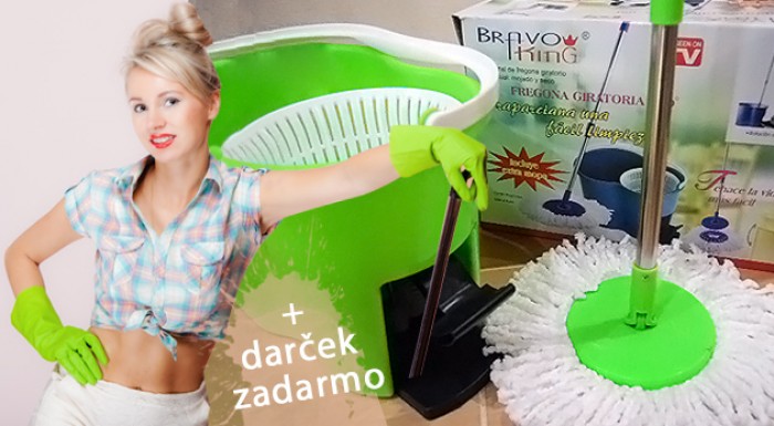 Magic Mop 360º s náhradnou textilnou hlavicou