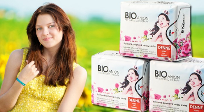 Dámske vložky značky BIOanión