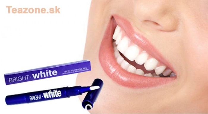 Bieliace pero na zuby pre žiarivý úsmev