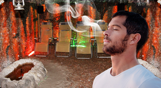 Vstup do soľnej jaskyne pre dvojicu