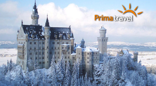 Bavorské zámky počas Adventu