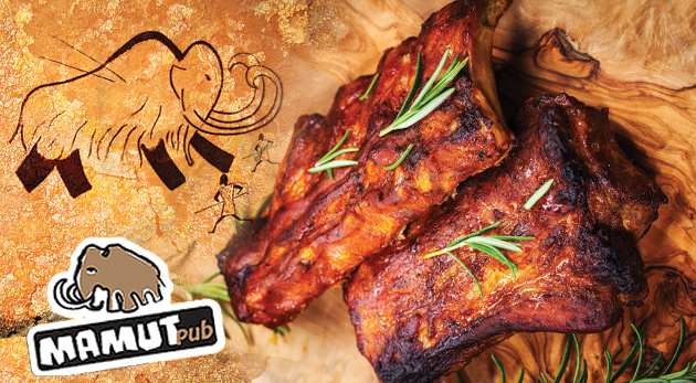 Grilované rebierka v Mamut pube