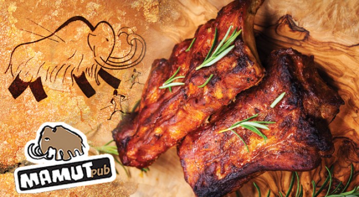 Grilované rebierka v Mamut pube