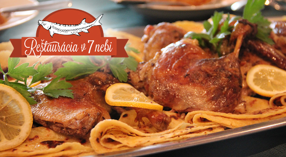 Vynikajúce kačacie hody v Jelke - reštaurácia V siedmom nebi.