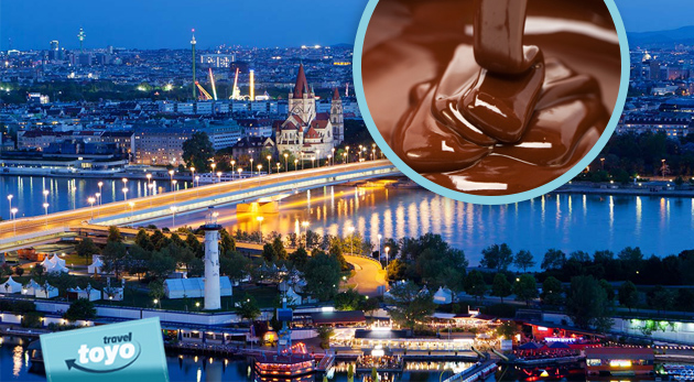 Čokoládovňa, jaskynné jazero a centrum Viedne