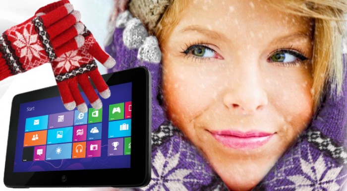 Zimné rukavice na dotykový displej