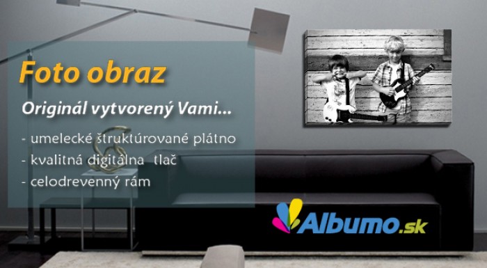 Obraz z vlastných fotografií na plátne