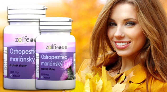 Ostropestrec mariánsky - výživové tablety