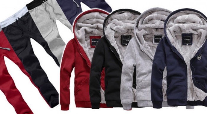 Zateplená pánska tepláková súprava