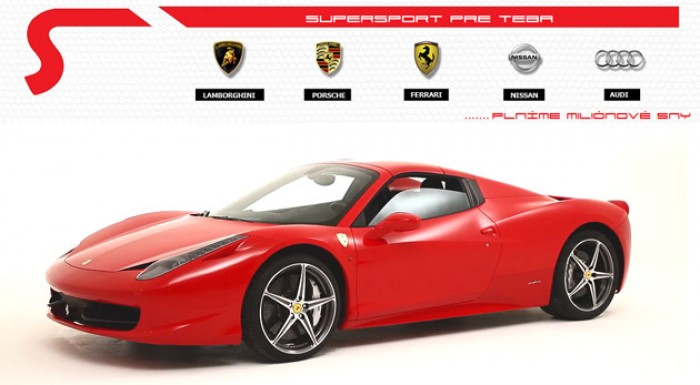 Rýchla jazda na športových autách