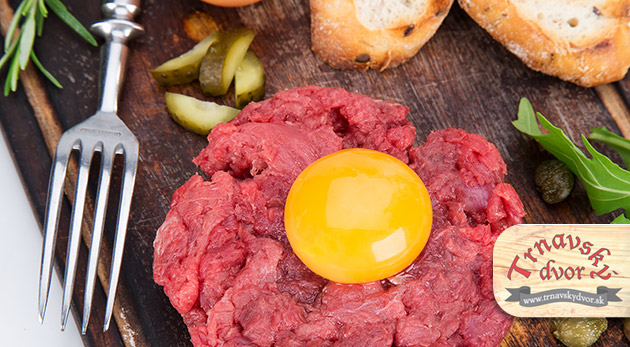 Kvalitný tatarák a topeničky v Trnavskom dvore