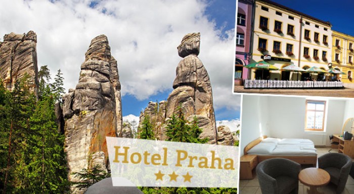 Aktívny oddych v Hoteli Praha*** v Adršpachu