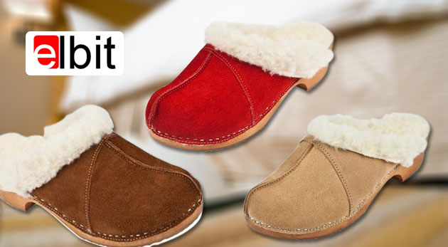 Papuče s ovčou vlnou alebo kožené švédske dreváky