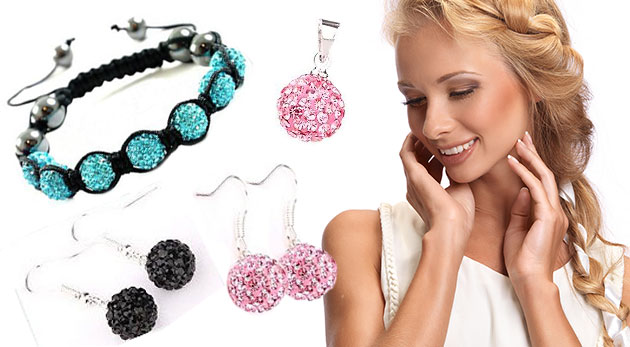 7-dielny set žiarivých šperkov