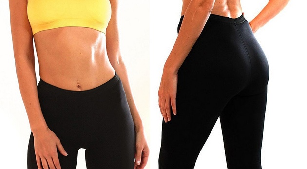 Neoprénové nohavice pre dámy na chudnutie