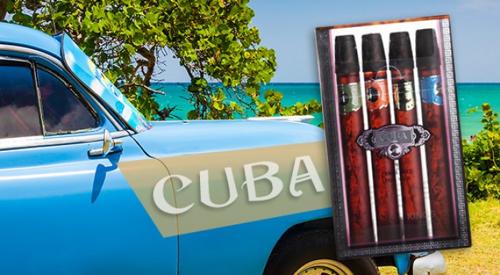 Parfumy Cuba v darčekovom balení s imitáciou cigár