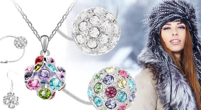 Set šperkov so zirkónmi