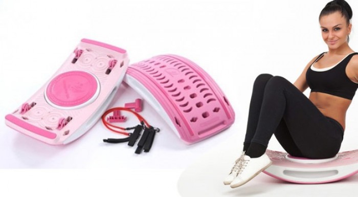 Domáce cvičenie s balančnou doskou Moonsurfing