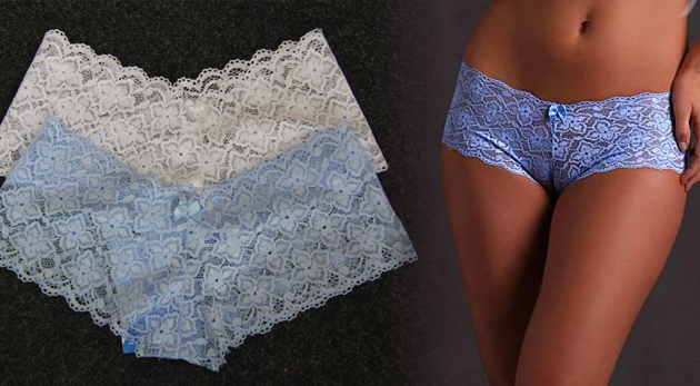 Sexi spodná bielizeň, krajkované nohavičky - Black Tulip.