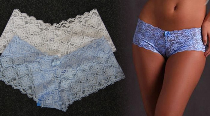 Sexi spodná bielizeň, krajkované nohavičky - Black Tulip.