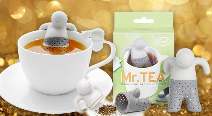 Sitko na luhovanie čaju v tvare panáčika