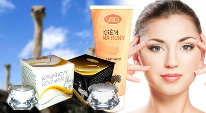 Luxusná kozmetika Camelus - očný a pleťový krém