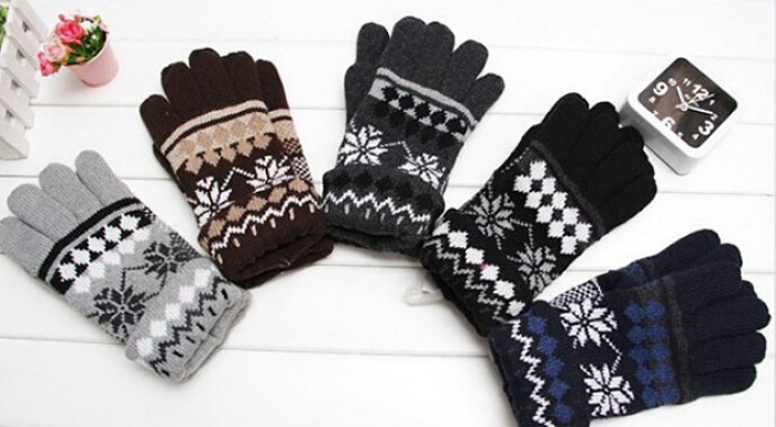 Bavlnené rukavice do zimy pre dámy i pánov