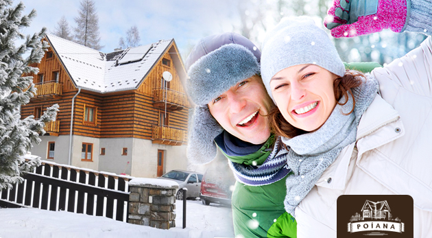 Zima v Pieninách v Penzióne Poľana