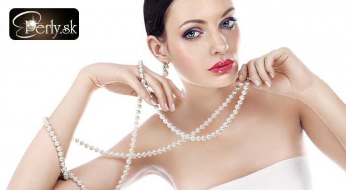 Set šperkov z pravých bielych sladkovodných perál