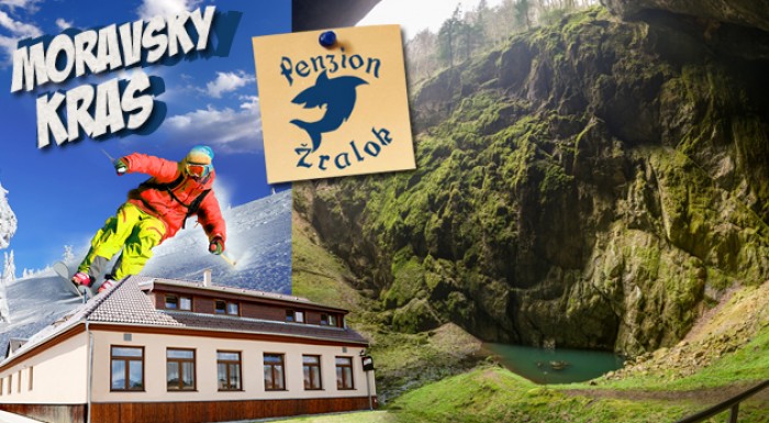 Krásy Moravského krasu - Penzión Žralok pre dvoch
