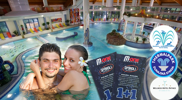 Celodenný vstup do termálnych aquaparkov