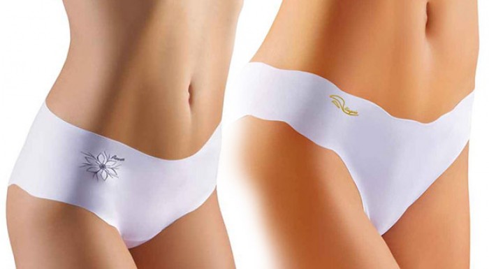 Laserom strihané bezšvové nohavičky. Krásne, luxusné spodné prádlo.