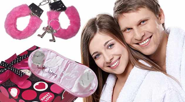 Hravá a sexi valentínska sada pre dámy