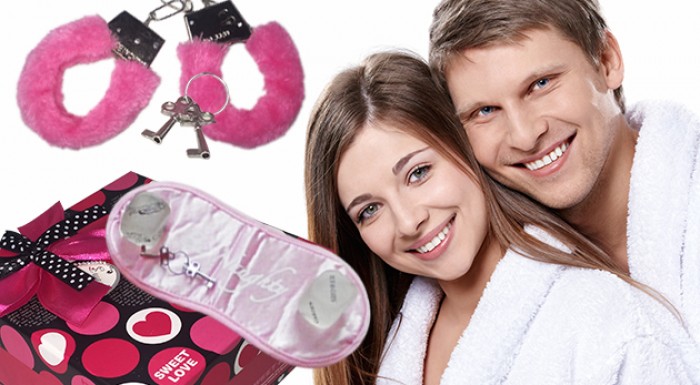 Hravá a sexi valentínska sada pre dámy