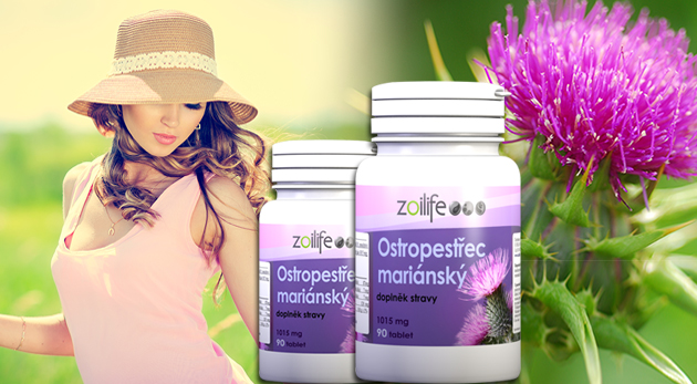 Ostropestrec mariánsky - výživové tablety
