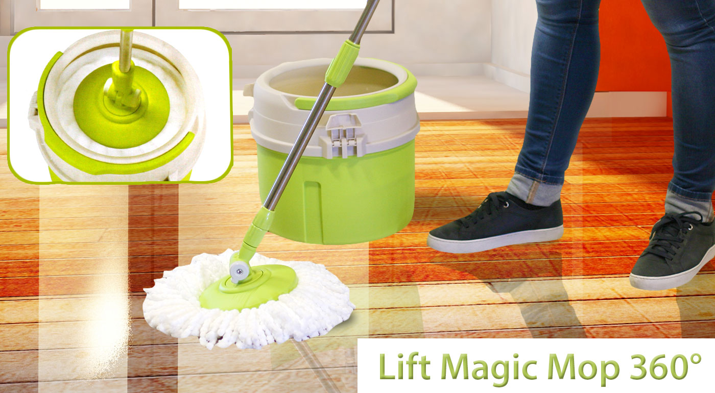 Výborné mopy Magic Mop 360º s textilnými hlavicami