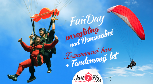 Zoznamovací kurz paraglidingu a tandemový let