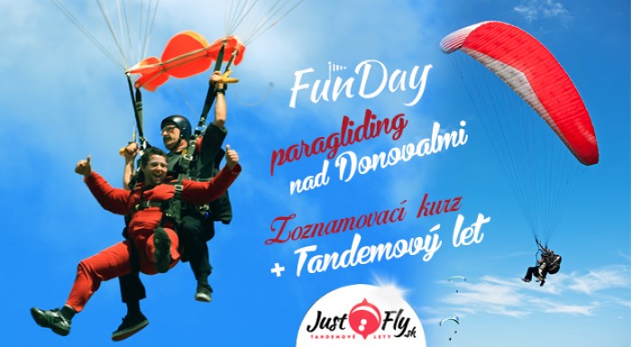 Zoznamovací kurz paraglidingu a tandemový let