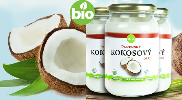 BIO panenský kokosový olej - 502 ml