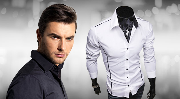 Pánska slim-fit košeľa