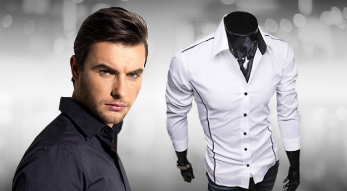 Pánska slim-fit košeľa