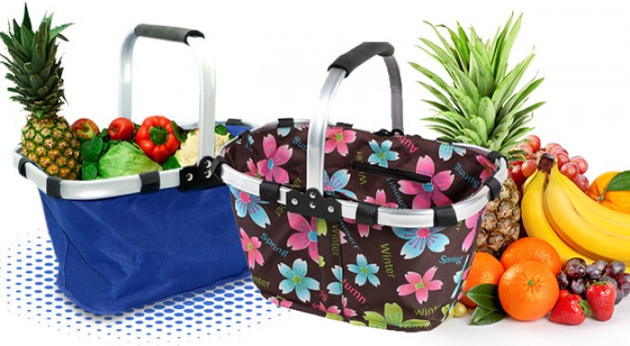 Skladací nákupný košík